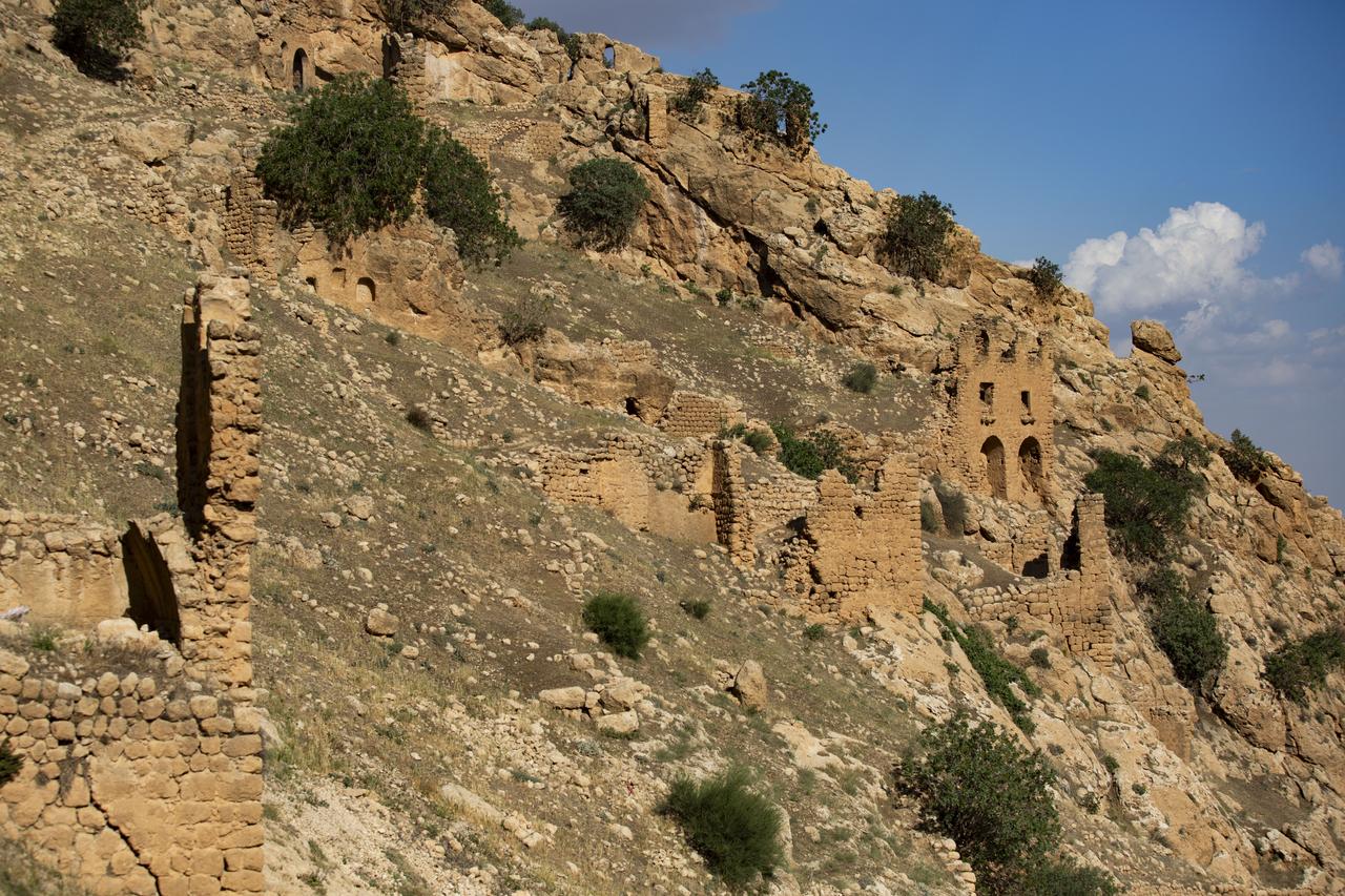 A view of Monastery of Old Mor Augin, located on the slope of Bagok Mountain, is seen in Mardin's Nusaybin district, Türkiye, May 6, 2025. (AA Photo)