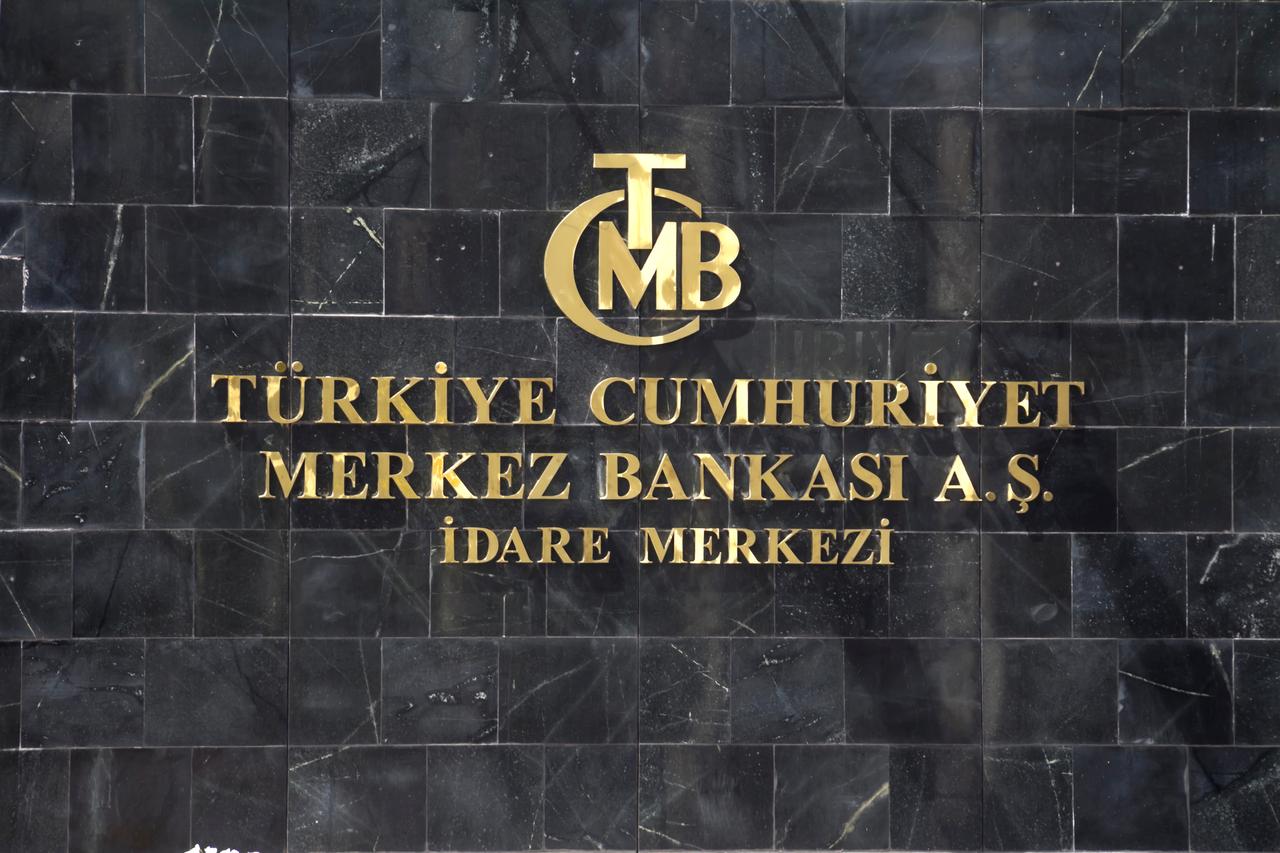 The logo of the Central Bank of the Republic of Türkiye (CBRT) is seen at the bank’s headquarters in Ankara, Türkiye, accessed on May 15, 2025. (Adobe Stock Photo)