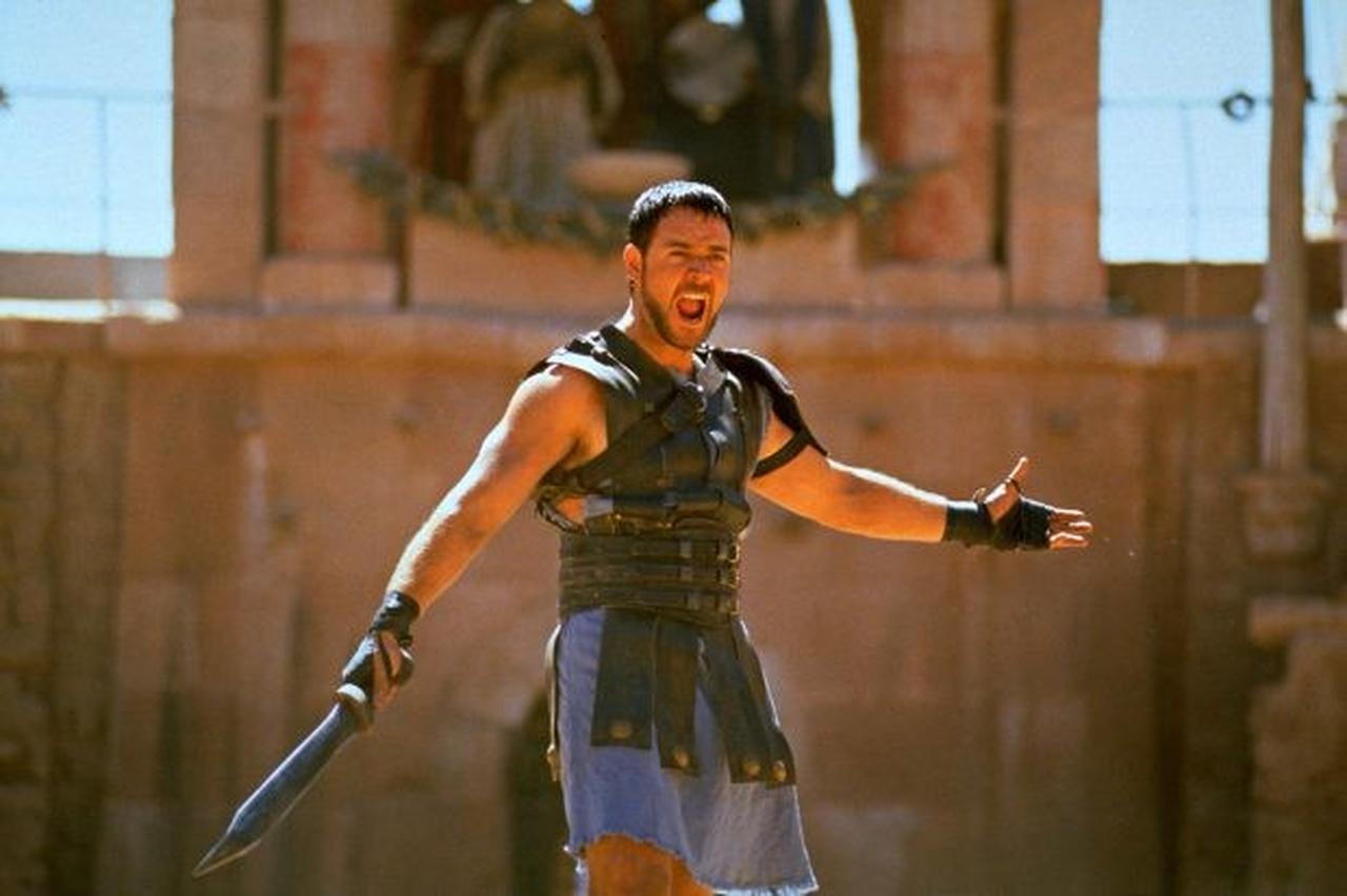 Russell Crowe as Maximus in Gladiator. (Photo via Paramount Movies)
