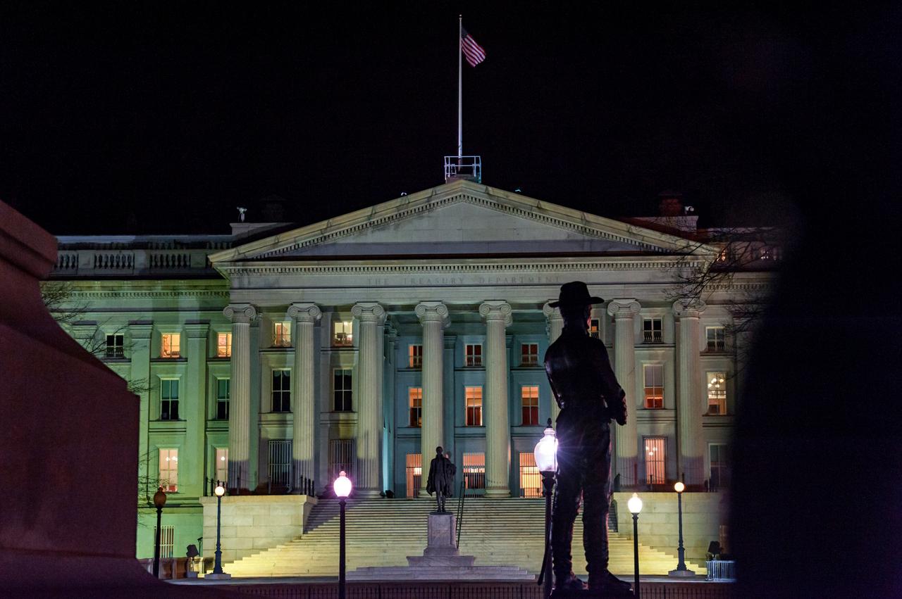 The U.S. Treasury Building in Washington, DC, US. (Adobe Stock Photo)