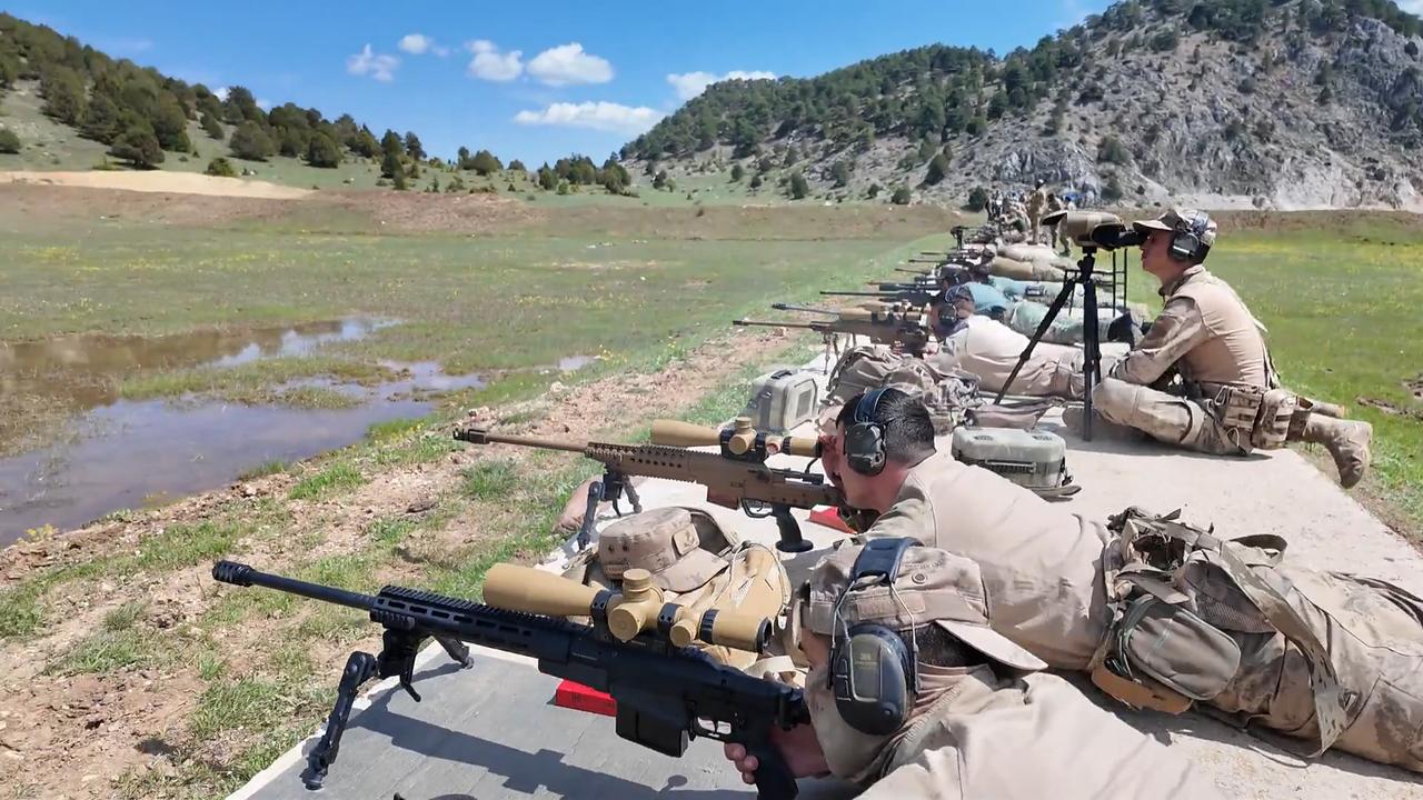 Turkish teams sweep top 3 spots in International Best Sniper Team Competition