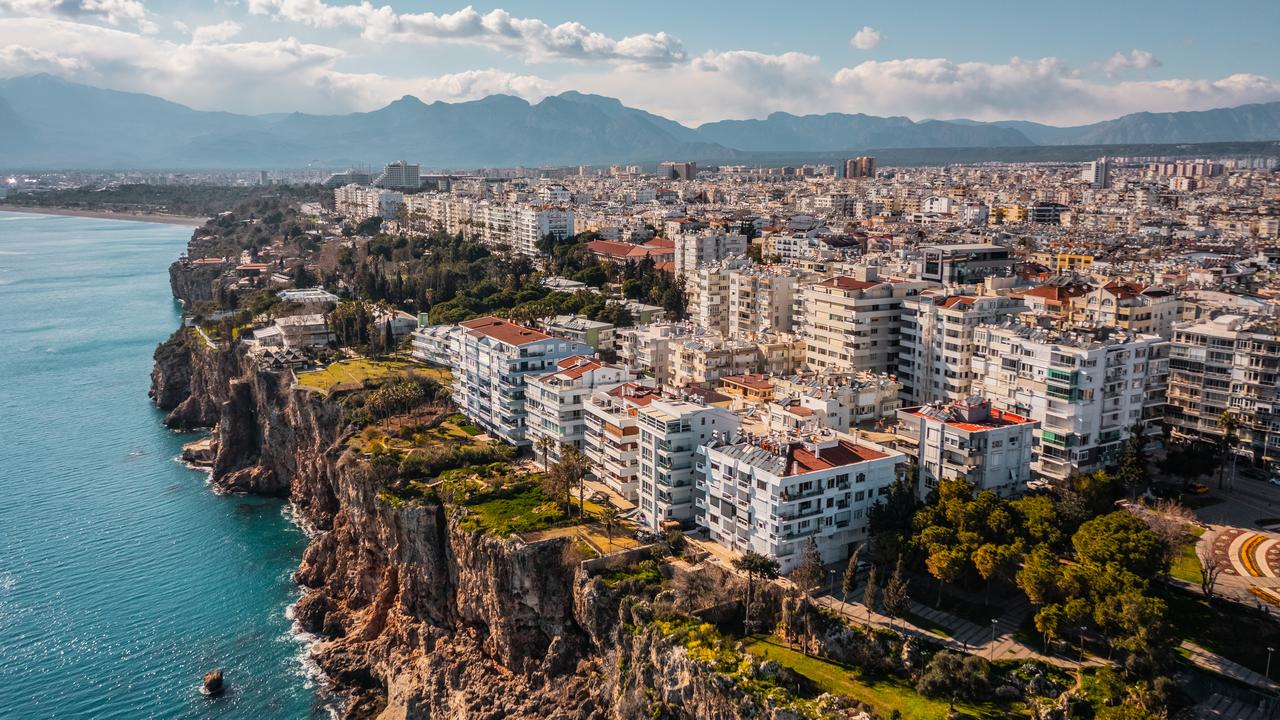 Aerial view of coastal residential neighborhoods in Antalya, Türkiye, accessed on May 18, 2025. (Adobe Stock Photo)