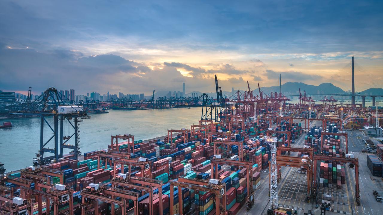 A view of the International Business Port of Hong Kong on October 9, 2018. (Adobe Stock Photo)