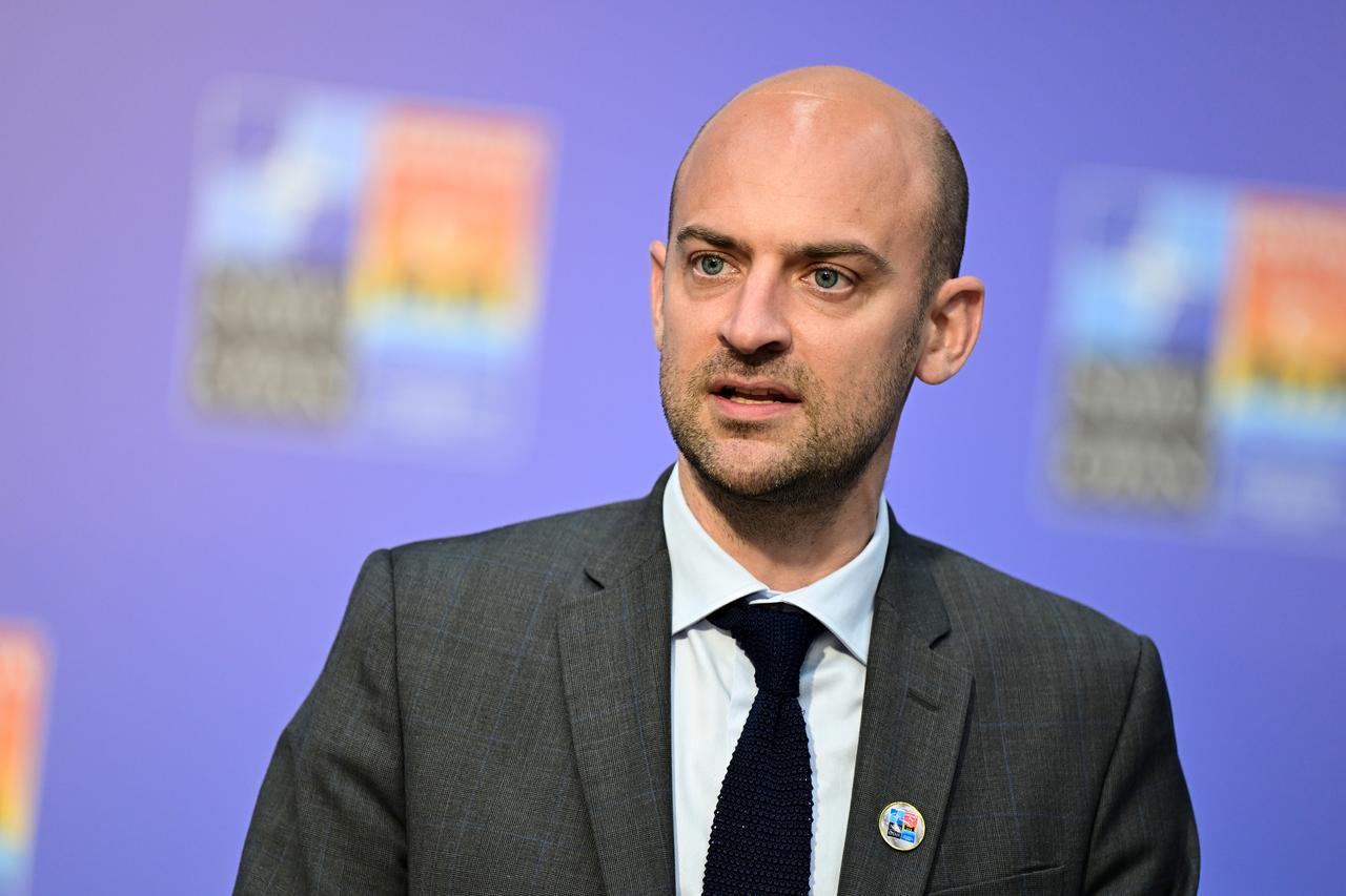 ANTALYA, TURKIYE - MAY 15: Foreign Affairs Minister of France Jean Noel Barrot speaks to the press members after the NATO Foreign Ministers Informal Meeting at the NEST Congress Center in Belek, Antalya, Turkiye on May 15, 2025. ( Orhan Çiçek - Anadolu Agency )