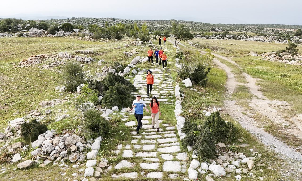 Nature enthusiasts are exploring the region’s natural and historical treasures through the Cilicia Way trail hike, organized as part of the “Historic Cilicia Way Project” implemented in Mersin, Türkiye, May 19, 2025. (IHA Photo)