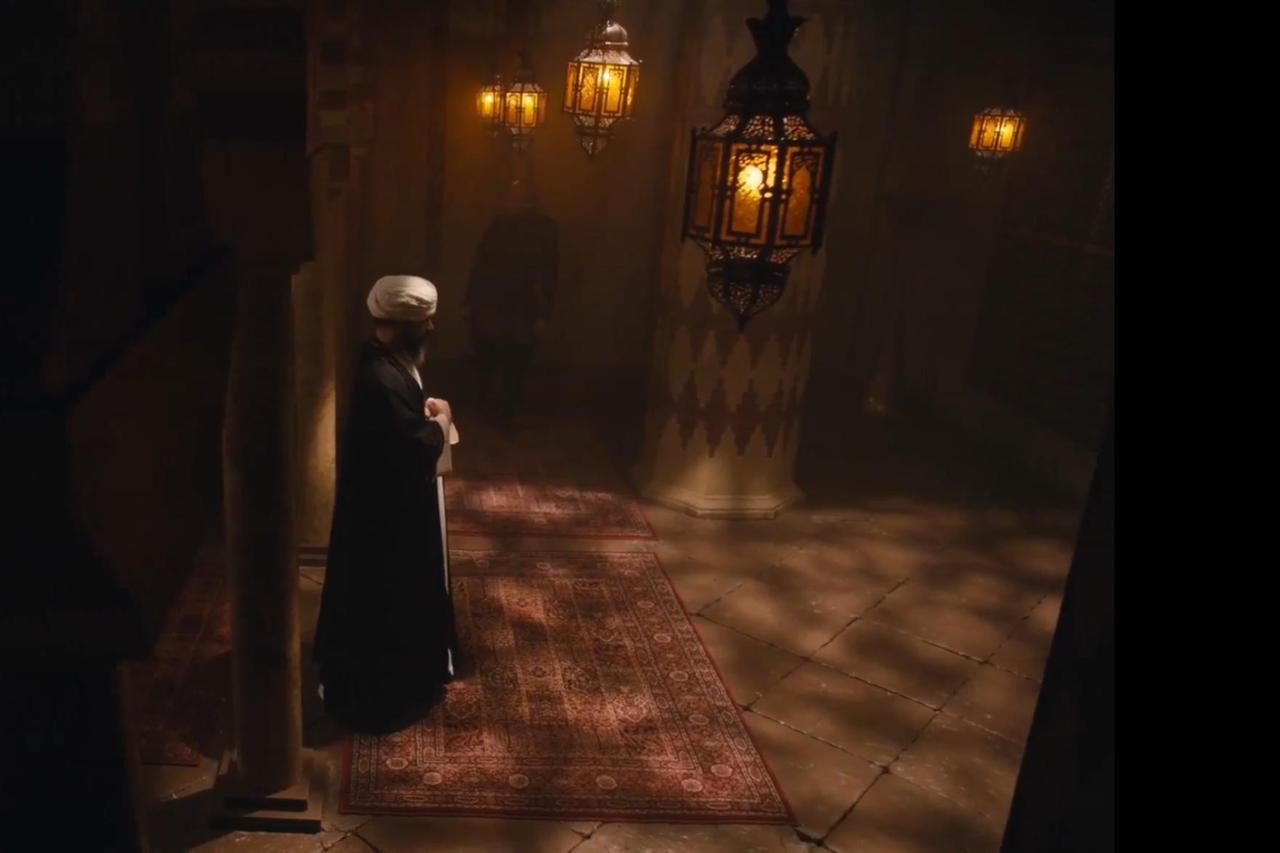 In Season 4, Episode 16 of the series Vikings, the character Floki and praying imam. (Photo via Shaw Media)