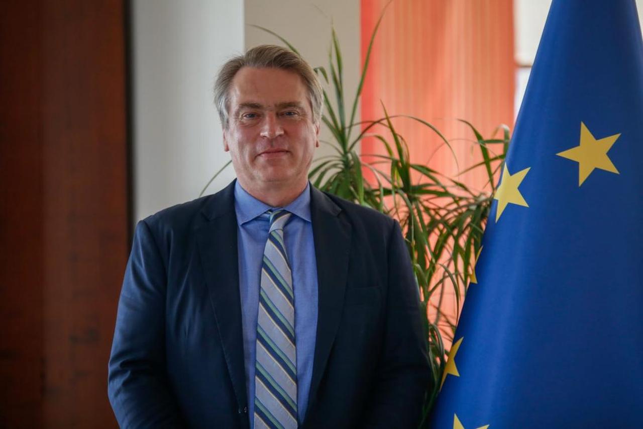Ambassador Thomas Ossowski, the head of the Delegation of the EU to Türkiye, May 21, 2025. (Photo via Delegation of the European Union to Türkiye)