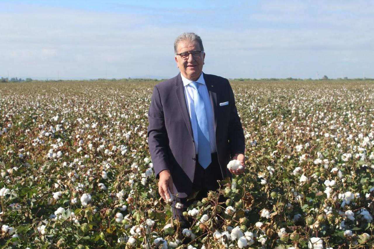 Nejat Sagel, the president of the Soke Commodity Exchange, May 21, 2025. (Photo via Delegation of the European Union to Türkiye)