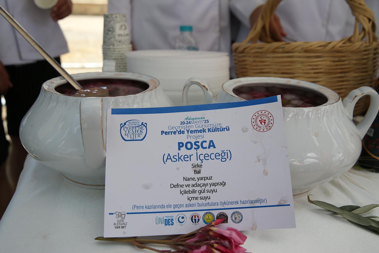 Under a project led by Adiyaman University, posca, a Roman-era military drink dating back nearly 1,800 years, was recreated based on archaeological excavation data, Adiyaman, Türkiye, May 22, 2025. (AA Photo)