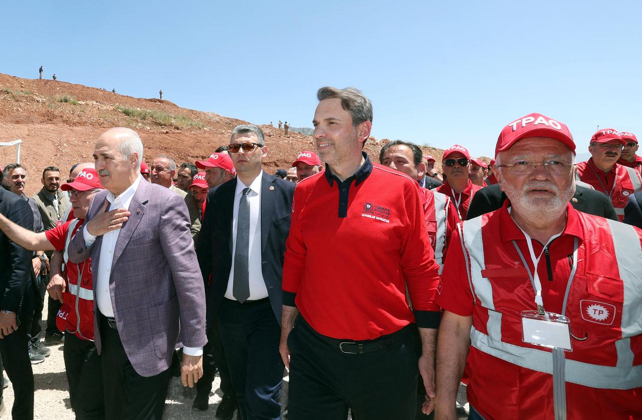 Minister of Energy and Natural Resources Alparslan Bayraktar visited Sirnak's Gabar province in May, 2025. (AA Photo)