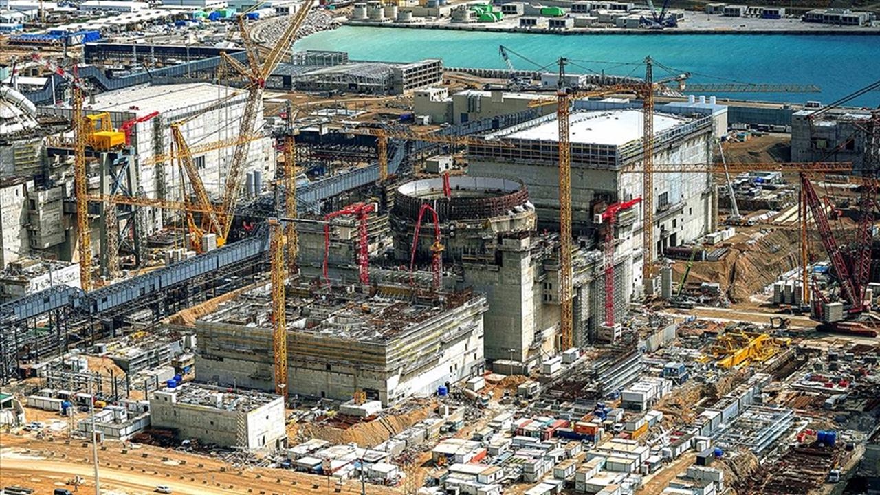 Construction progresses at the Akkuyu Nuclear Power Plant in Mersin, Türkiye, accessed on May 22, 2025. (AA Photo)
