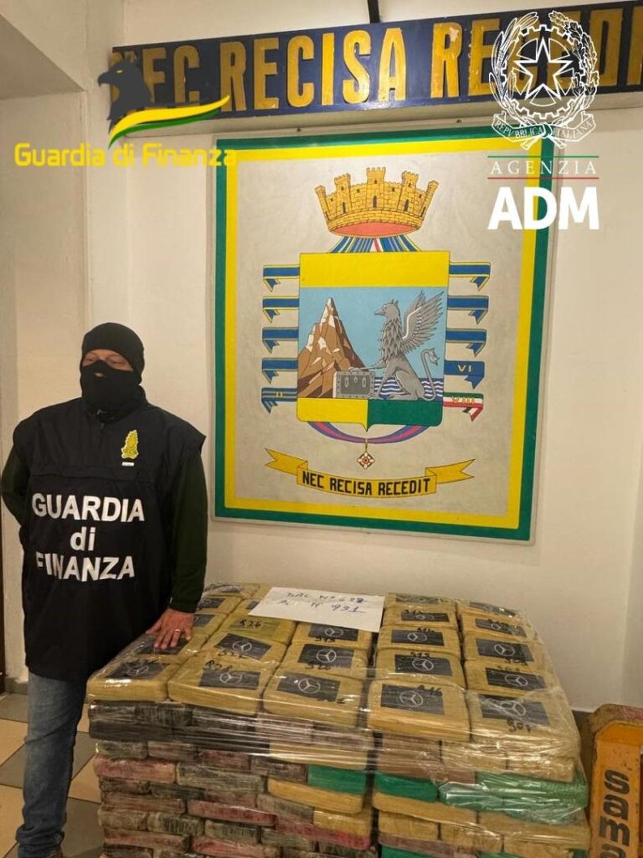 Italian authorities seize 2 tons of drugs on Turkish-owned ship in Port of Livorno