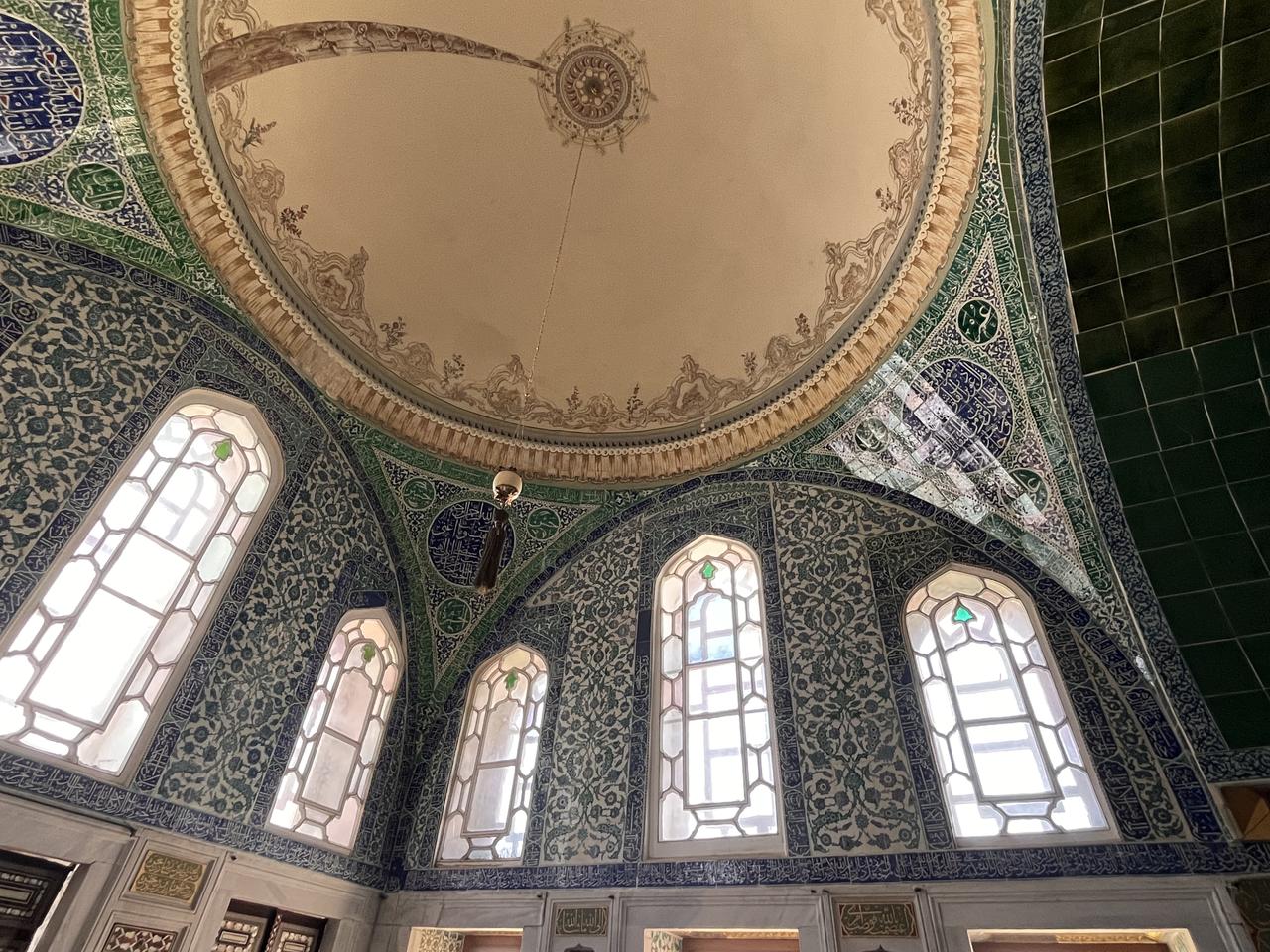 Following extensive restoration, the side-by-side imperial chambers in the Harem section of Topkapi Palace in Istanbul, Türkiye, managed by the National Palaces Administration, have reopened to visitors, May 22, 2025. (AA Photo)