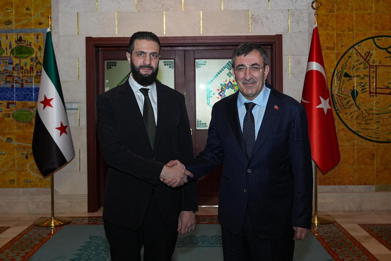 Turkish VP meets Syria's al-Sharaa to discuss economic cooperation and regional development