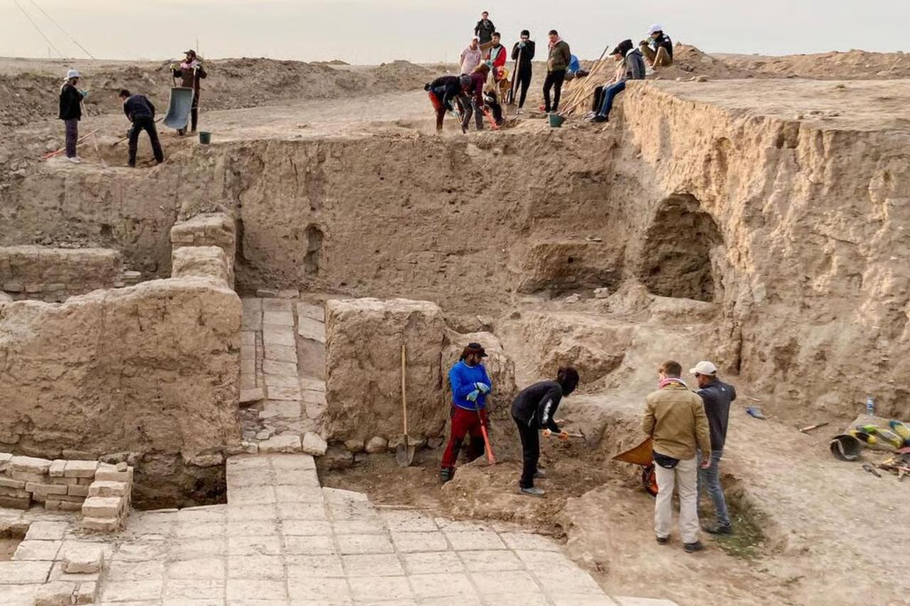 Archaeologists from Heidelberg University continue excavations at the ancient city of Nineveh, located in modern-day Mosul in northern Iraq. (Photo via Aaron Werner Schmitt)