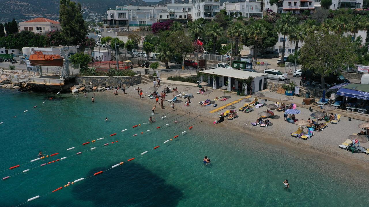 A Blue Flag site in Bodrum, Mugla, Türkiye, May 25, 2025. (AA Photo)