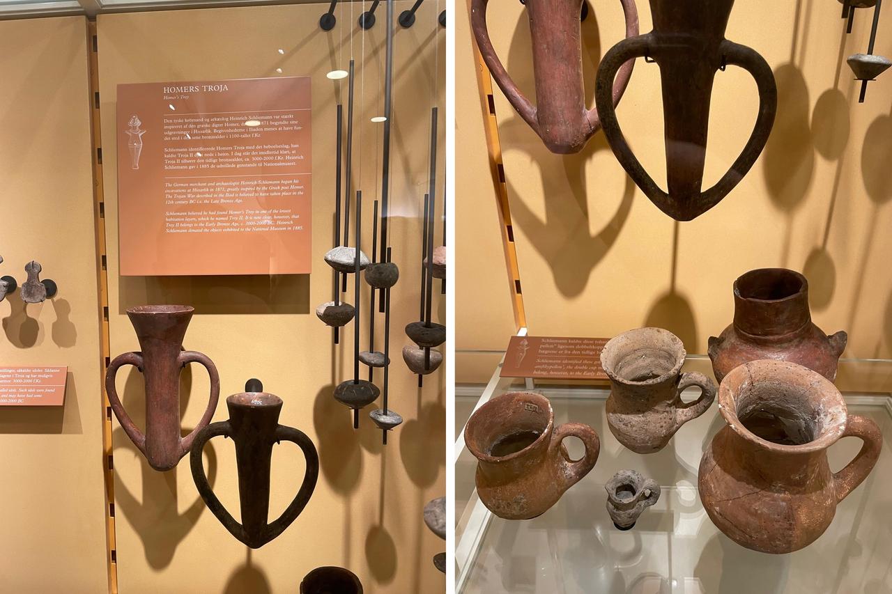 Troy artifacts at the National Museum of Denmark, Copenhagen, Denmark, November 26, 2024. (Photo via Koray Erdogan/Türkiye Today)