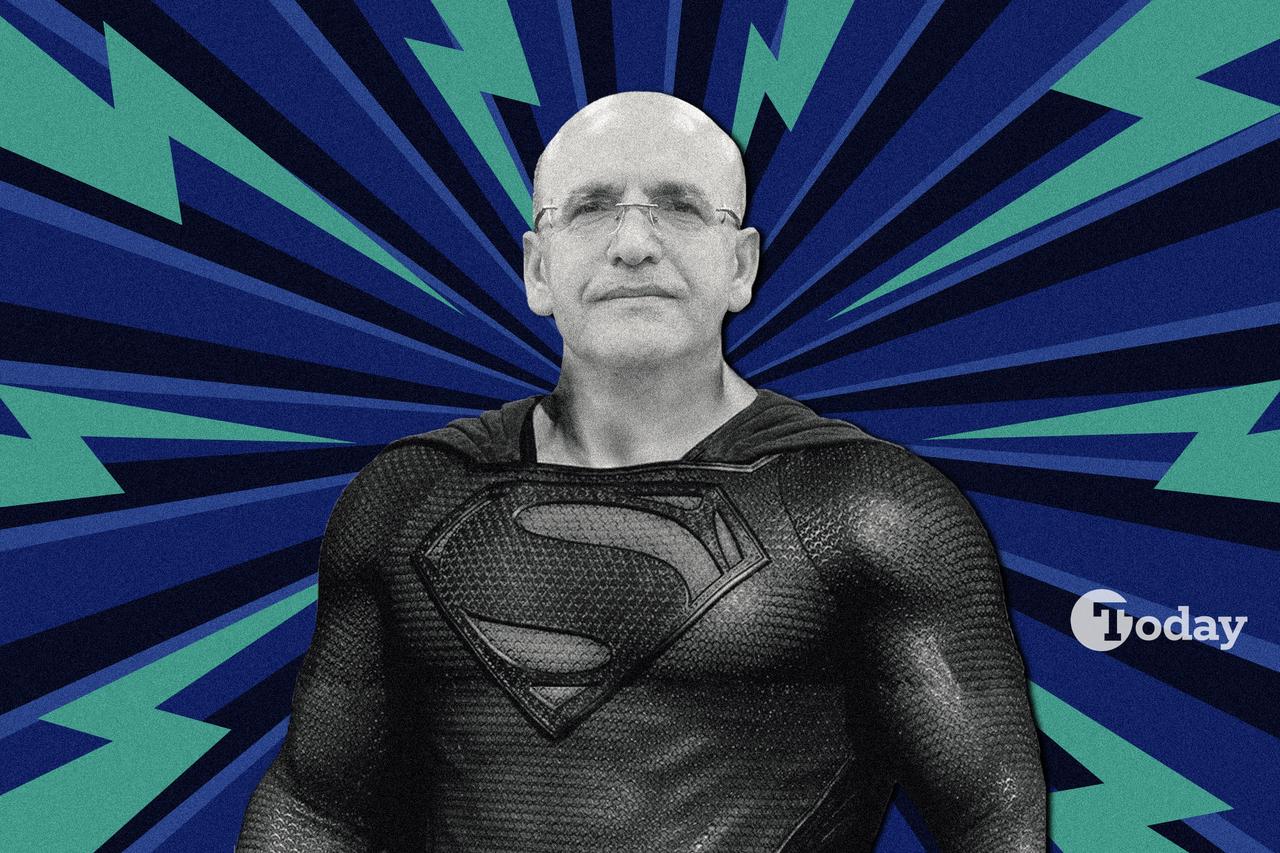 Simsek is largely seen as a savior of Turkish economy for his high reputation on international stage.  (Collage prepared by Türkiye Today team)