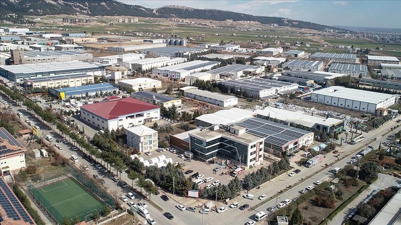 An aerial view of an organized industrial zone in southeastern Türkiye on May 26, 2025. (AA Photo)
