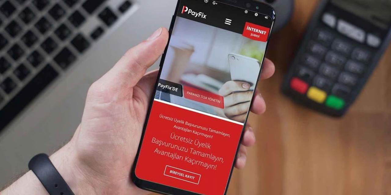 A user accesses the PayFix mobile application, one of several Turkish fintech platforms targeted in a March 2025 crackdown on illegal betting operations, accessed on May 27, 2025. (Photo via PayFix)
