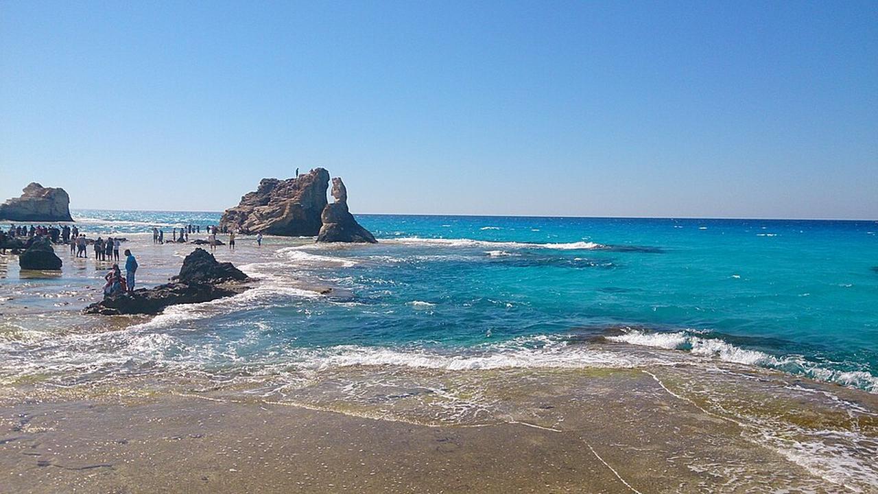 The Bath of Cleopatra, Cleopatra Beach, Marsa Matrouh, Egypt. (Wikimedia)