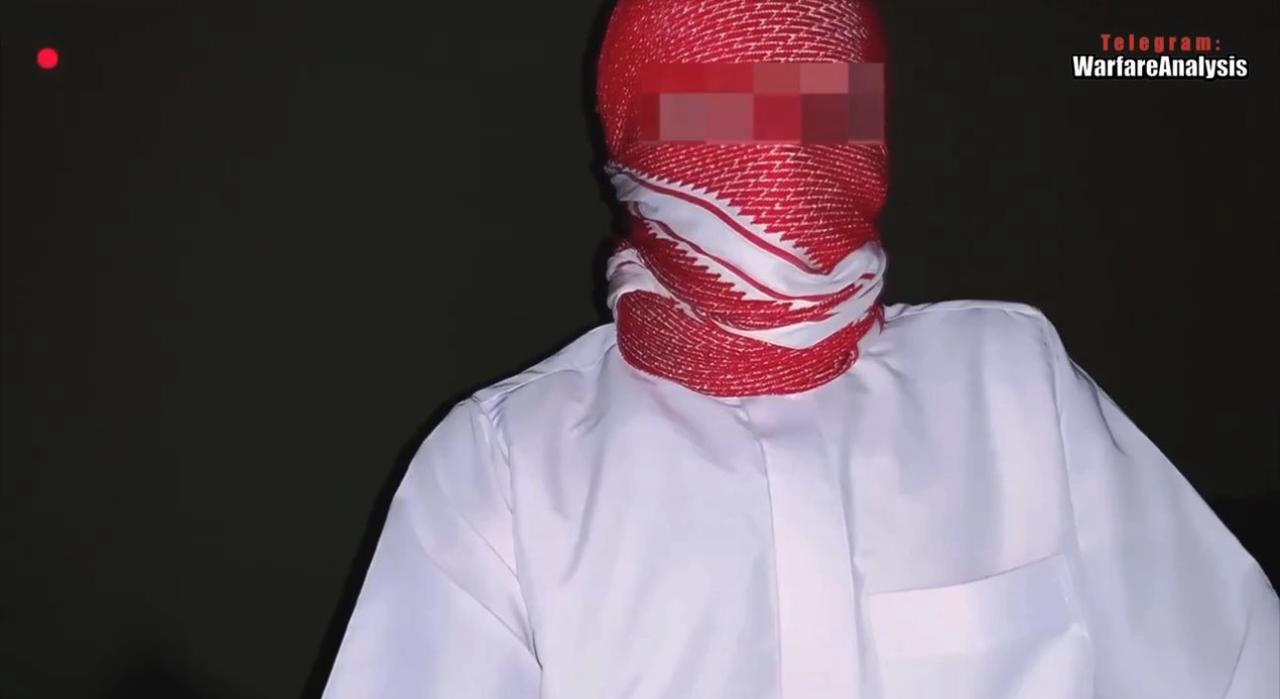 A screenshot from an individual who claims to be a member of Free Masked Men Movement in Saudi Arabia. (X/warfareanalysis) 