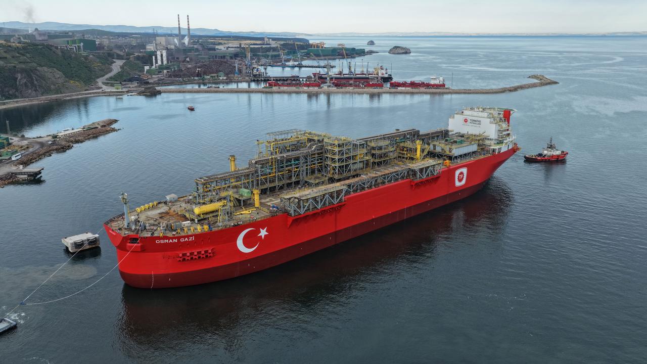 Osman Gazi floating platform set to double Türkiye's Black Sea natural gas production