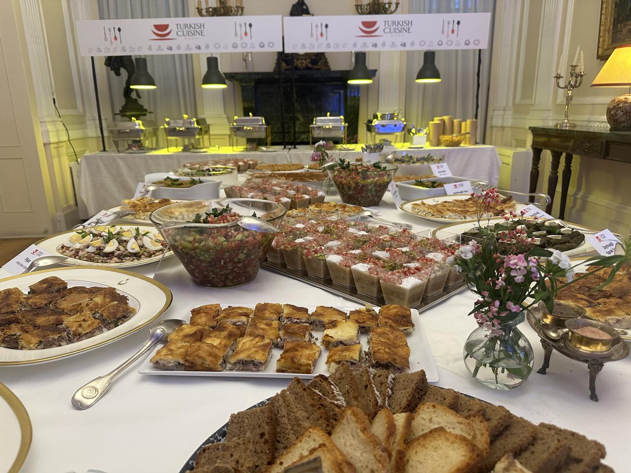 A reception showcasing classic Turkish dishes was held in the Greek capital Athens, Greece, on 27 May 2025, as part of Turkish Cuisine Week. (AA Photo)