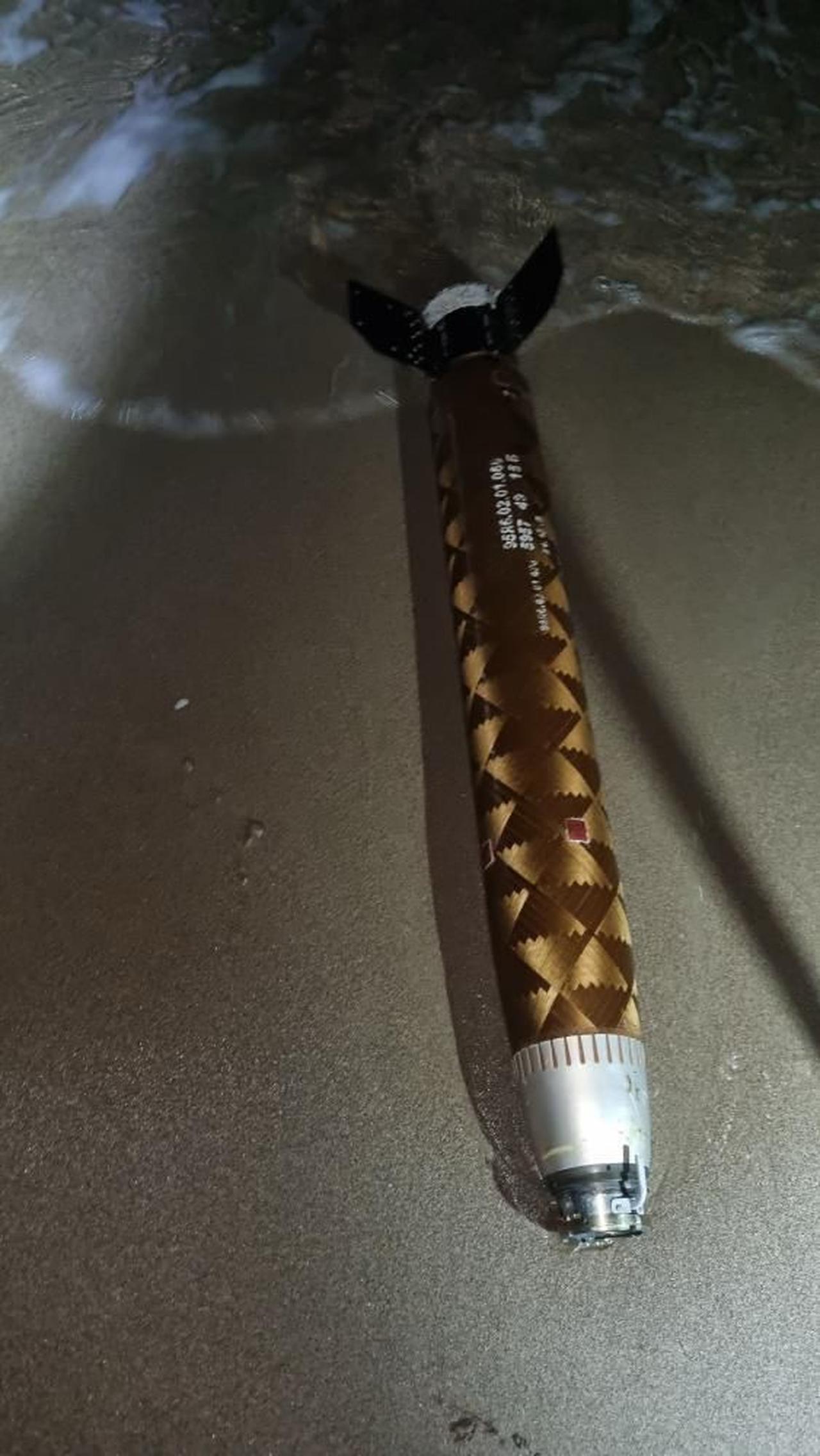 Rocket booster found on Sakarya beach linked to Russian air defense system