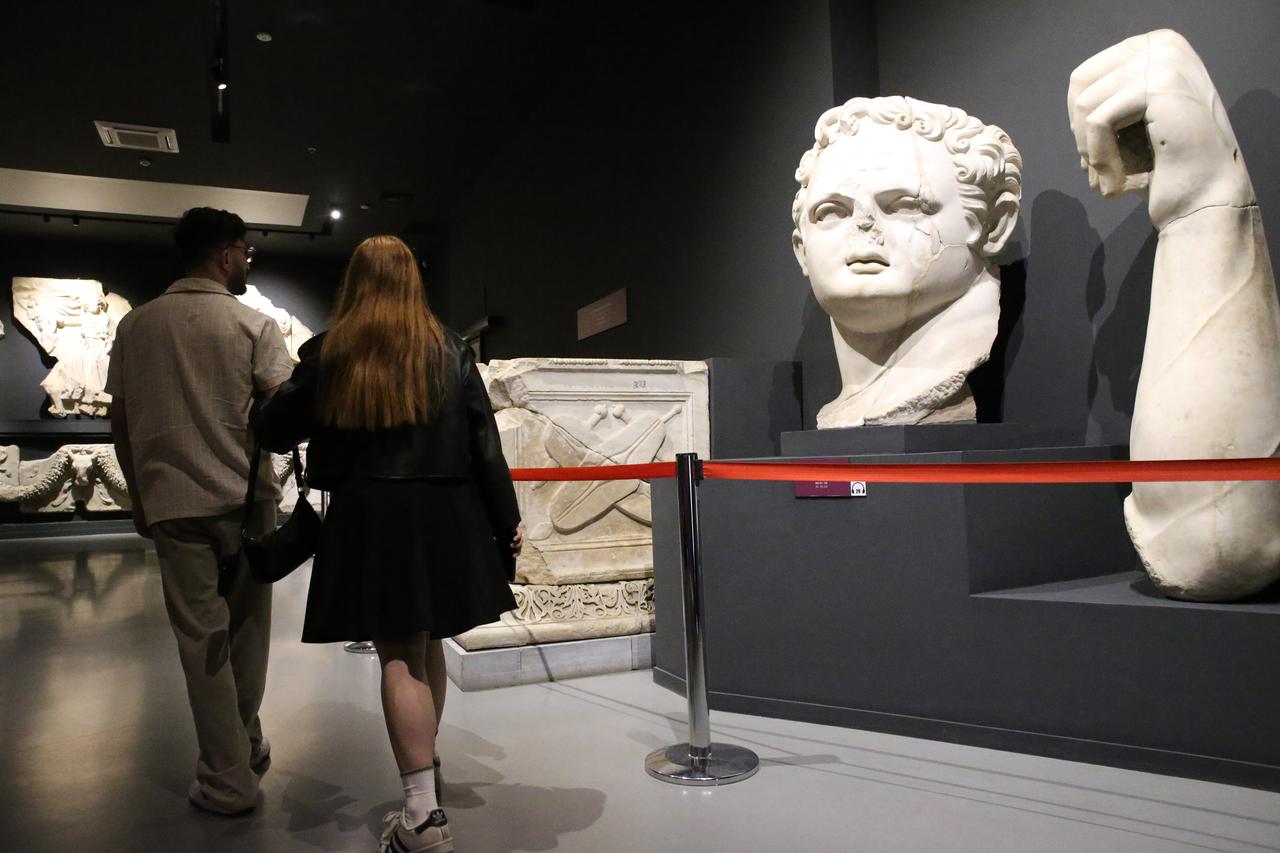 The Ephesus Museum in Selcuk district of Izmir, Türkiye, welcomes visitors with around 4,000 artifacts, May 1, 2025. (AA Photo)