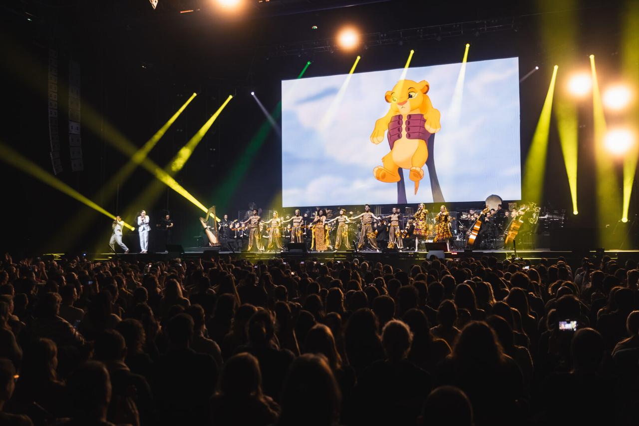 “Disney in Concert: Around the World” show that takes audiences on a journey through the colorful world of Disney, 2025. (AA Photo)