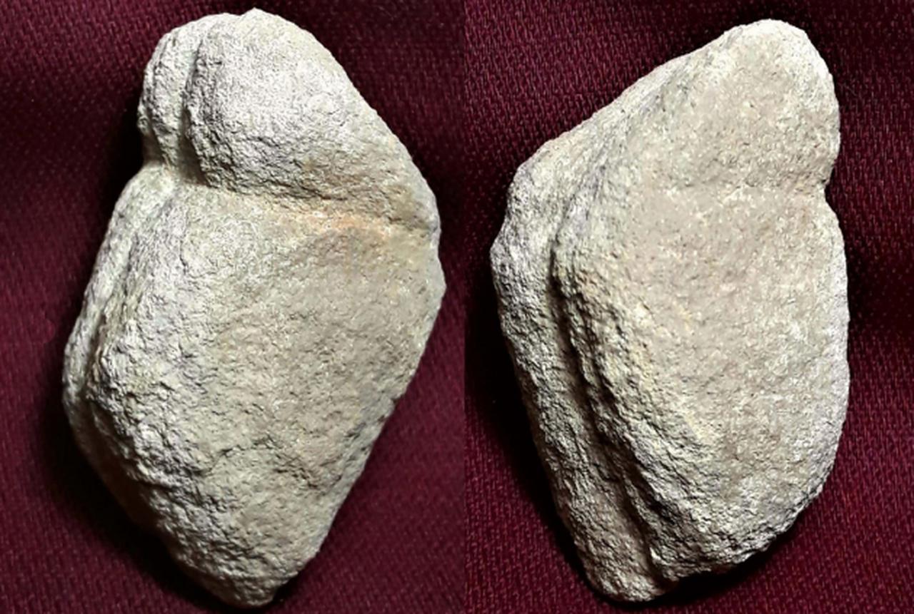 Kizilin 2 Figurine, also described as conjoined twins. (Photo via Professor Metin Kartal)