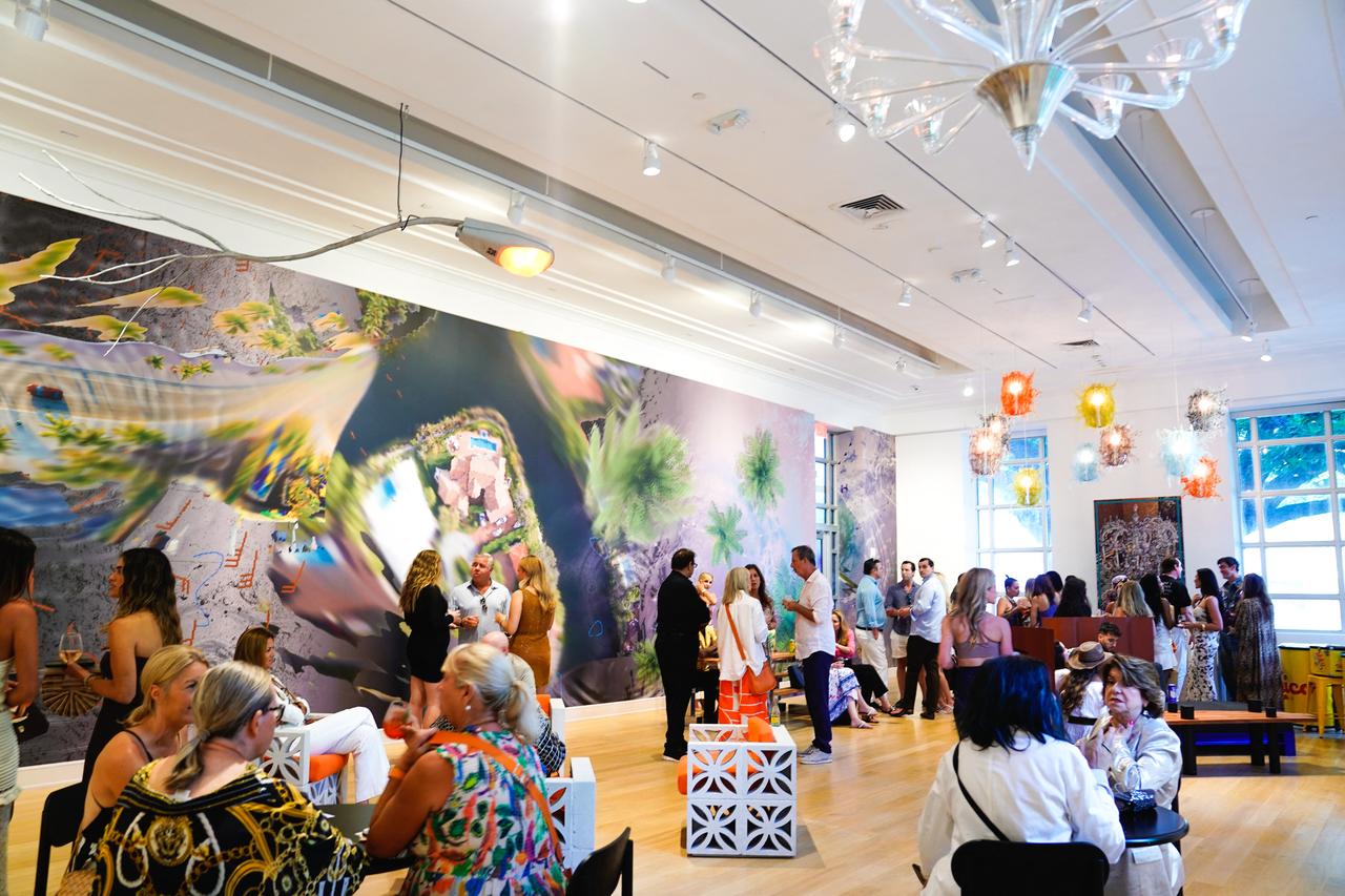 A view of atmosphere at the Melissa Odabash Show during Miami Swim Week at The Bass in Miami Beach, Florida, May 30, 2025. (AFP Photo)