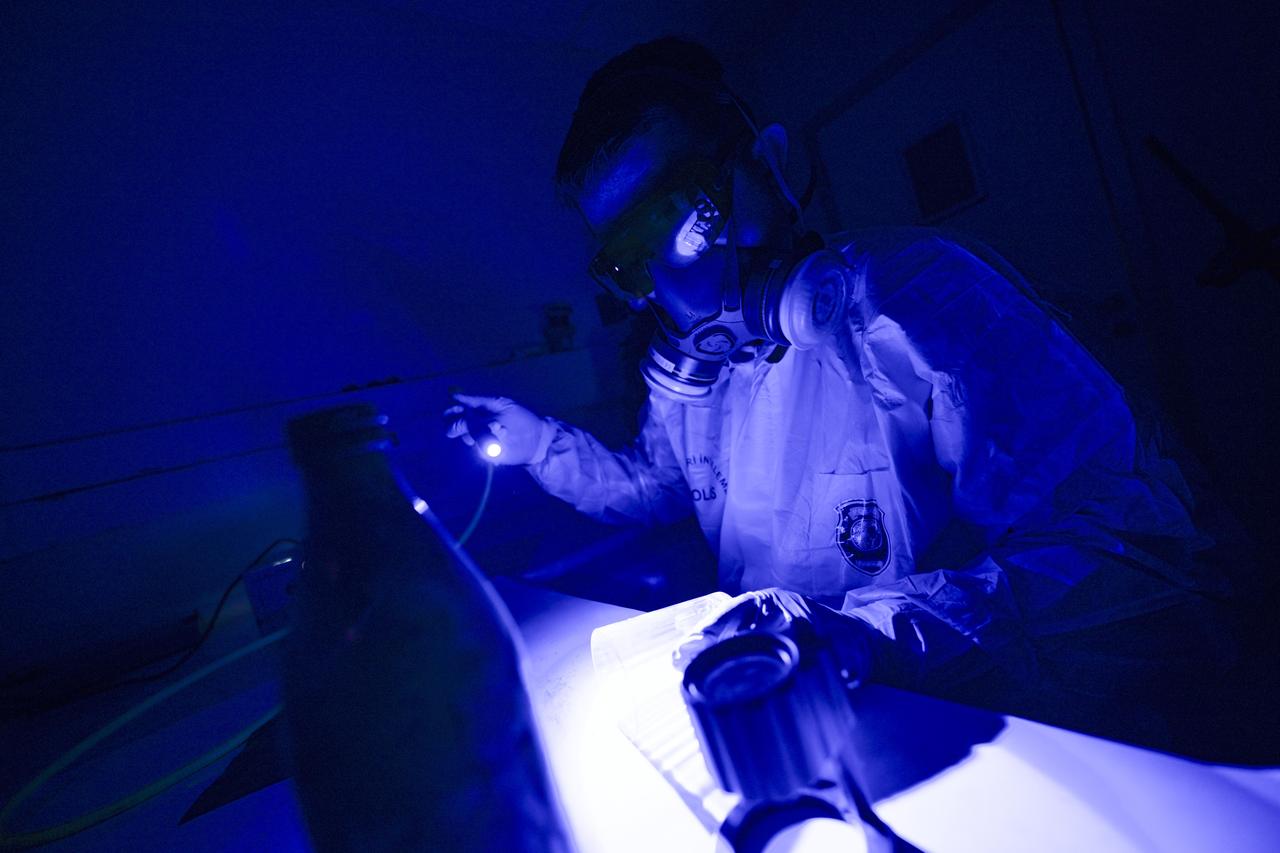Teams of the Crime Scene Investigation Department effectively use the latest technology and scientific methods in their work, Ankara, Türkiye May 4, 2025. (AA Photo)