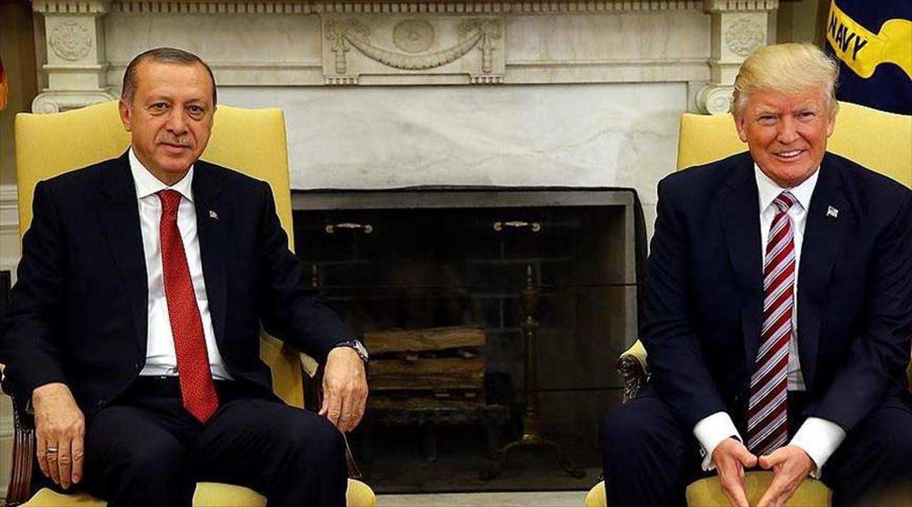 President Erdogan, Trump discuss bilateral ties, regional issues in phone call. (Photo collage by Türkiye Today)