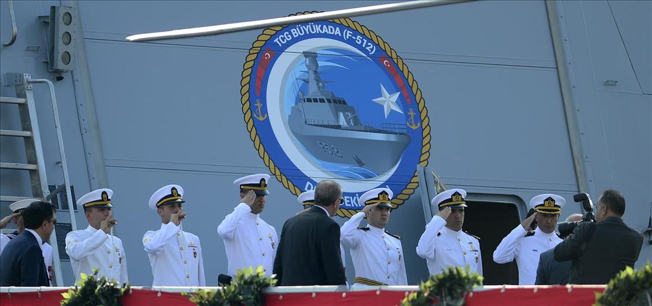 Turkish corvette TCG Buyukada arrives in Pakistan for port visit