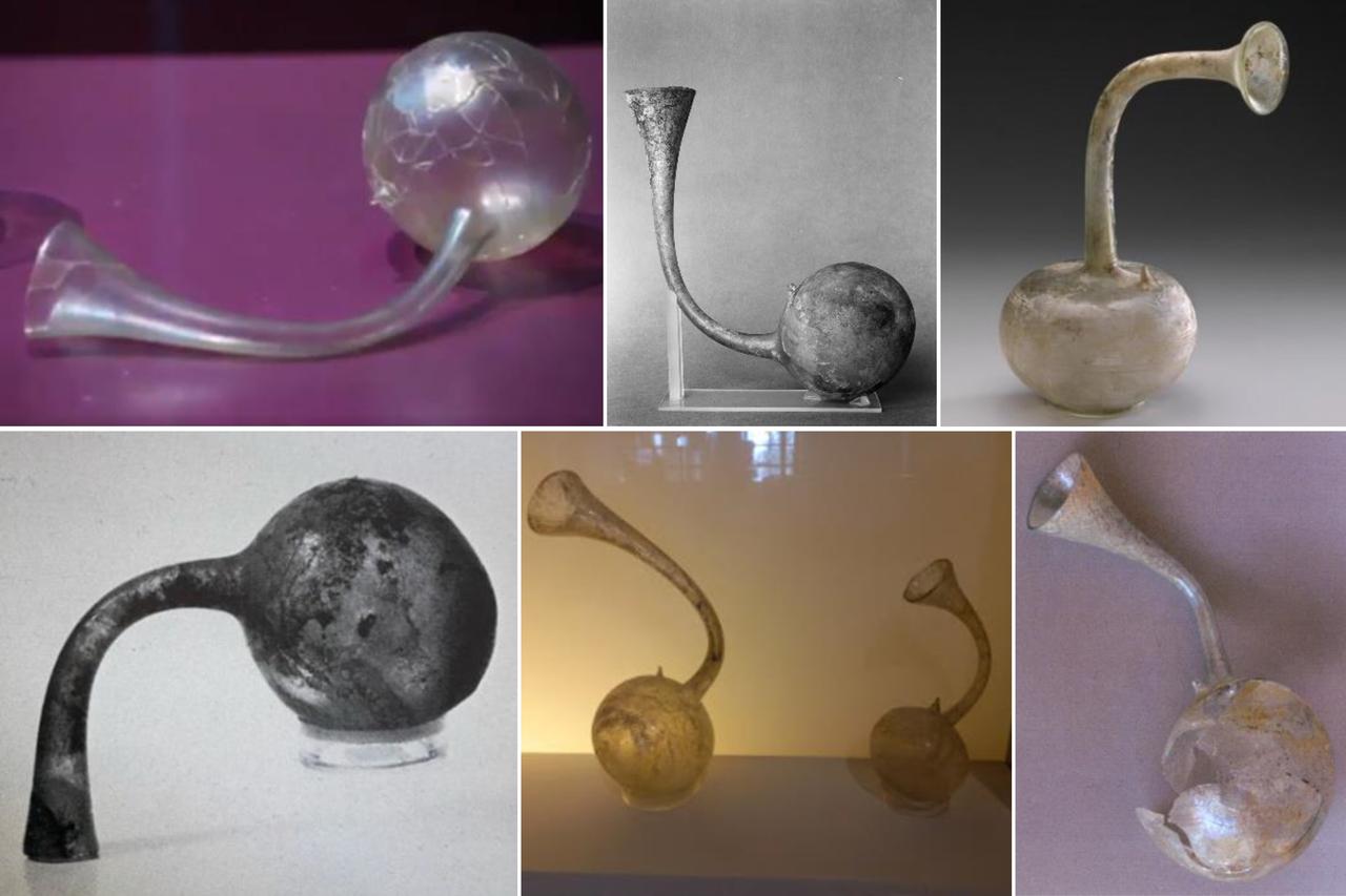 Vases in the collections of museums around the world, similar to the vase in the Kastamonu Museum, March 29, 2025. (Photo via Ugur Ozyilmaz/Omur Dunya Cakmakli)