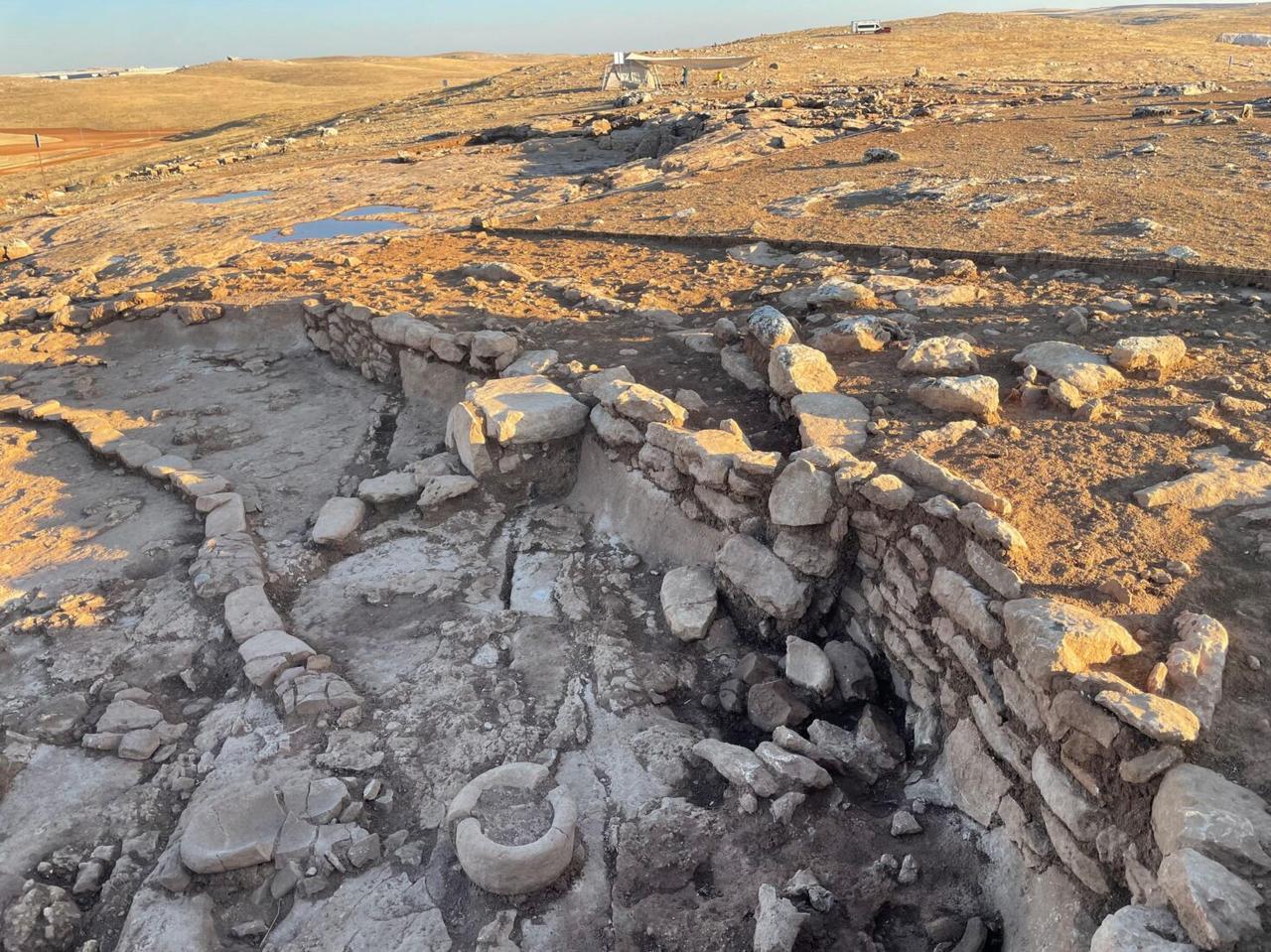 The structures at Cakmaktepe, Sanliurfa, Türkiye, Nov. 5, 2024. (Photo via Koray Erdogan/Türkiye Today)