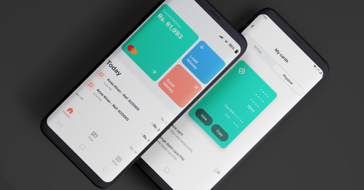 A promotional image shows the user interface of SadaPays mobile banking app, accessed on June 1, 2025. (Photo via thedroidsonroids.com)