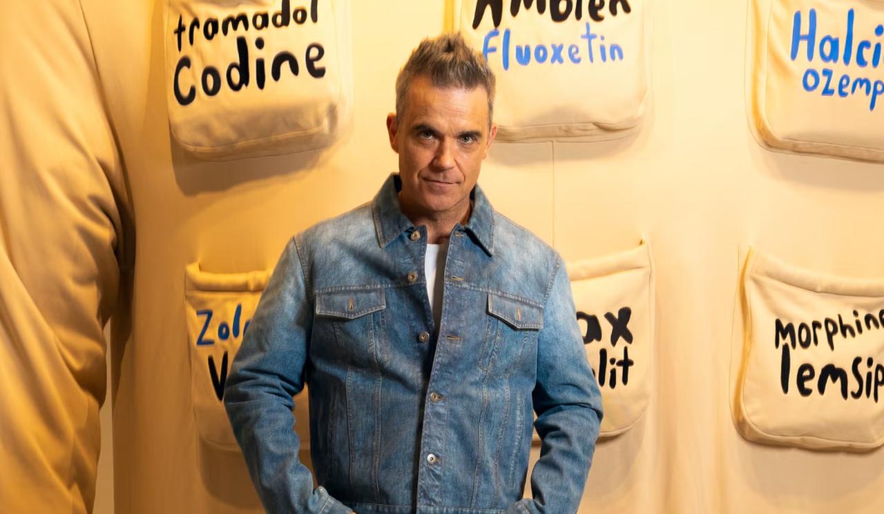 Robbie Williams at Radical Honesty. (Photo via Rob Jones for Khroma Collective)
