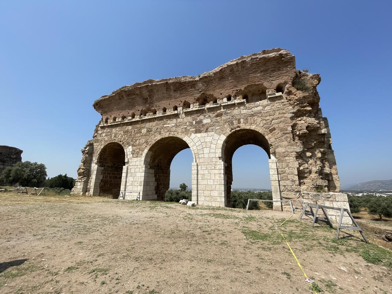 A view of the ancient city of Tralleis in the Efeler district of Aydin, Türkiye, June 12, 2025. (AA Photo)