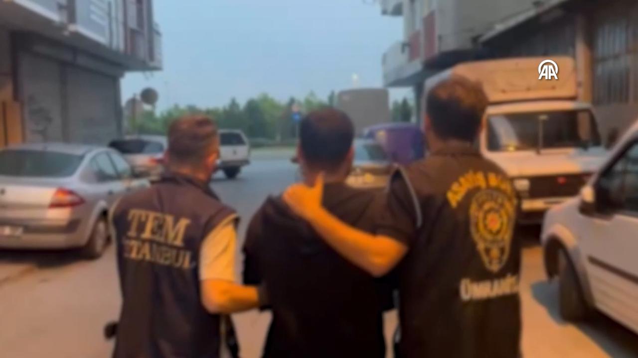 Footage from the operations in Istanbul as police arrest 9 Daesh suspects wanted by Interpol on 12 June, 2025. (Screengrab from AA Video)