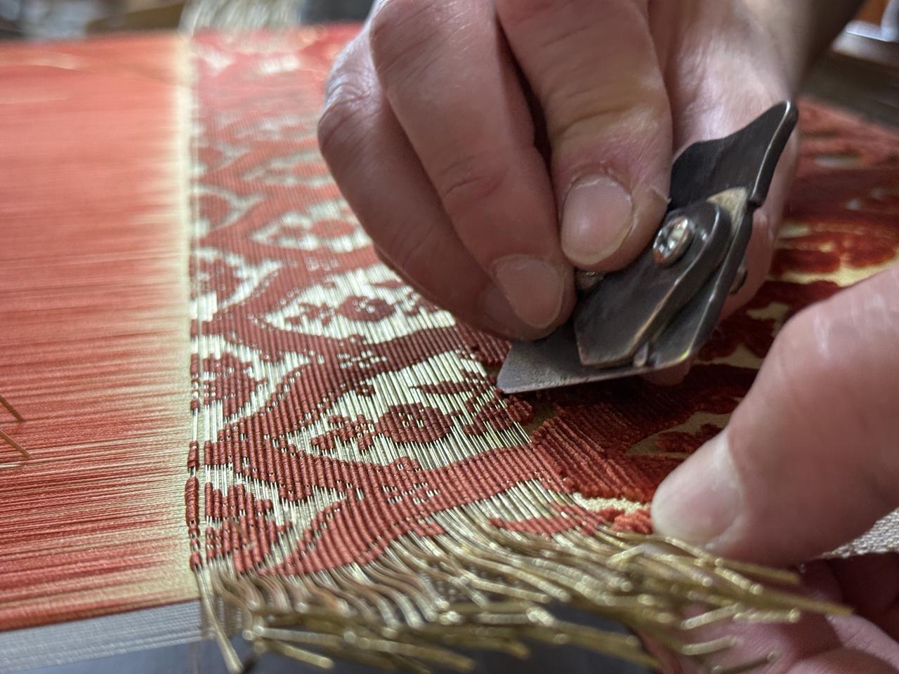 Production has continued for 182 years at the Hereke Silk Weaving and Carpet Factory—an Ottoman legacy established in 1843 during the reign of Sultan Abdulmecid, located in the Korfez district of Kocaeli, Türkiye, June 12, 2026. (IHA Photo)