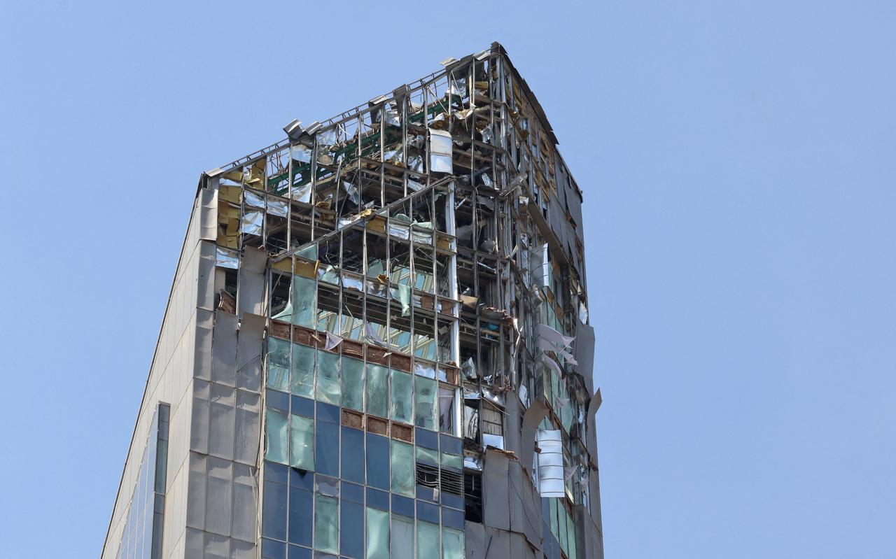 This picture shows a building damaged in an Israeli strike on Tehran, Iran on June 13, 2025. (AFP Photo)