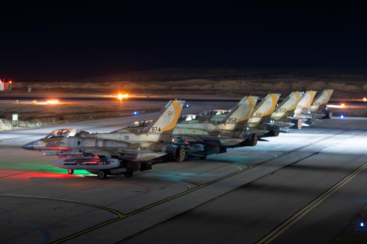 Israeli Air Force's F-16s as part of Tel Aviv's "Operation Rising Lion" targeting Iran, accessed on 13 June, 2025. (Photo via Israeli MoD)