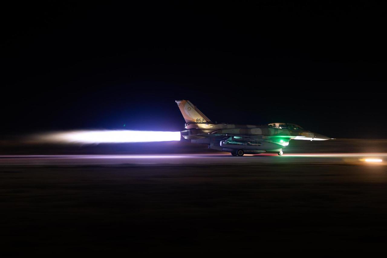 Israeli Air Force's F-16 as part of Tel Aviv's "Operation Rising Lion" targeting Iran, accessed on 13 June, 2025. (Photo via Israeli MoD)