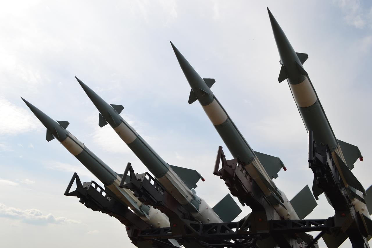 Anti-aircraft cruise missiles on a launcher in Radom, Mazowieckie, Poland on August 23th, 2015. (Adobe Stock Photo) 