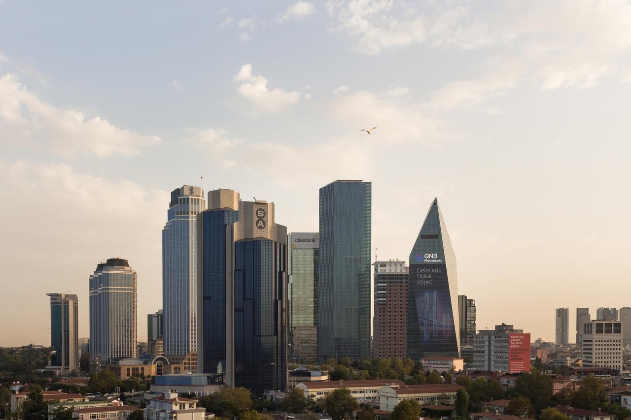 A view of Istanbul’s central business district in Levent, home to major Turkish banks and financial institutions in Türkiye, accessed on June 15, 2025. (Adobe Stock Photo)