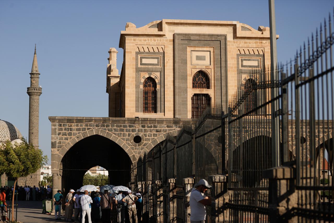 Though closed to rail traffic, the Medina Train Station—the final stop of the Hejaz Railway built between Damascus and Medina during the reign of Ottoman Sultan Abdülhamid II to shorten pilgrimage routes—is still visited by pilgrims, June 14, 2025. (AA Photo)