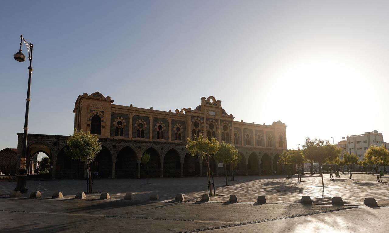 Though closed to rail traffic, the Medina Train Station—the final stop of the Hejaz Railway built between Damascus and Medina during the reign of Ottoman Sultan Abdülhamid II to shorten pilgrimage routes—is still visited by pilgrims, June 14, 2025. (AA Photo)